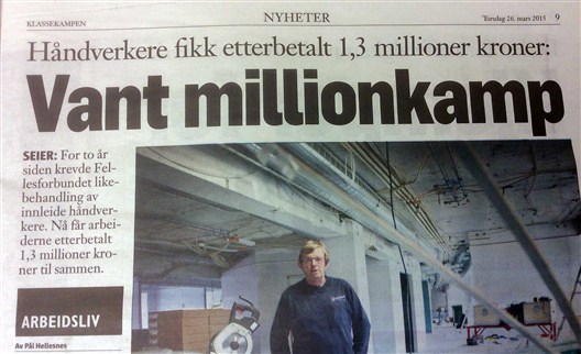 -To års kamp ga resultater