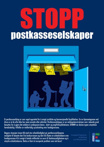 Plakat mot postkasseselskaper