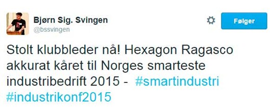 Kåret til smarteste bedrift
