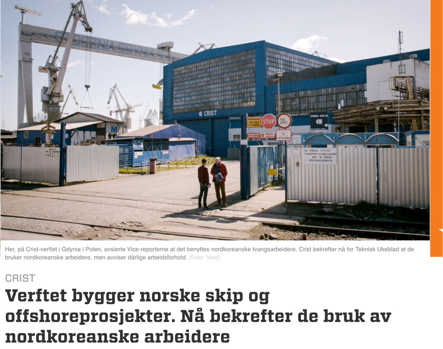 Norske bedrifter koples til «slavearbeid»