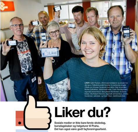 Fellesforbundet øker stadig i sosiale medier