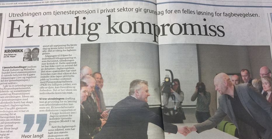 Kan fagbevegelsen samles om tjenestepensjon?