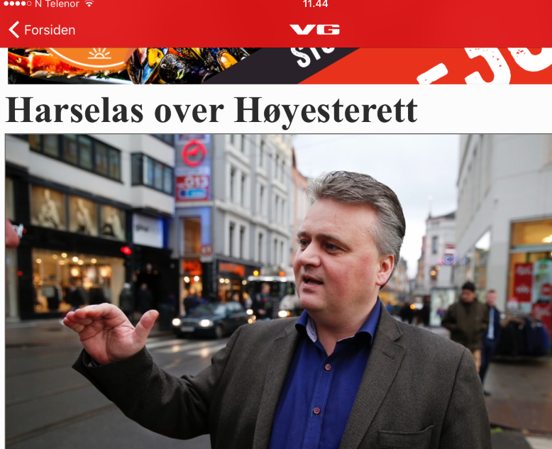 Harselas over Høyesterett