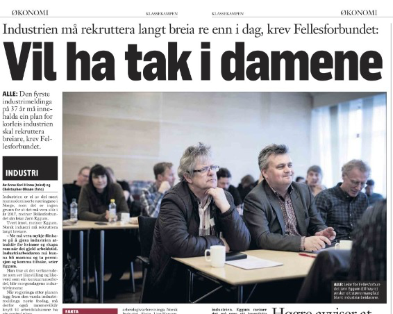 Vil ha tak i damene!