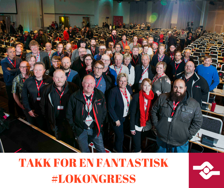 – Takk for en fantastisk LO-kongress!