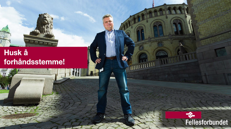 DIN stemme avgjør i arbeidslivet!