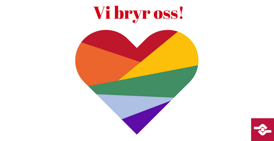 Pride: Vi bryr oss!