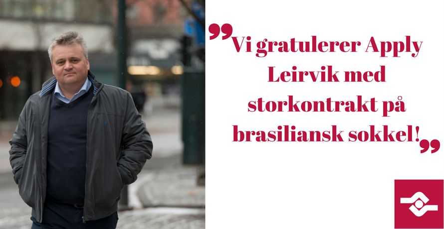 Gratulerer med storkontrakt!