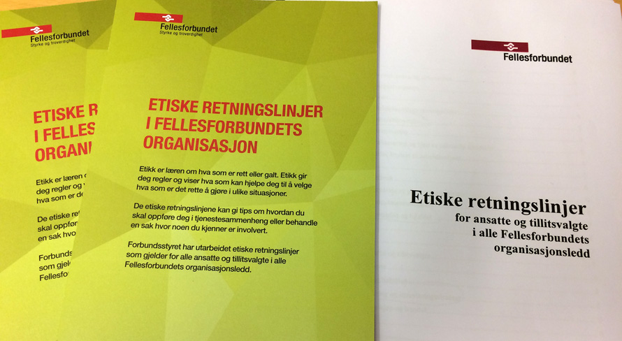 Forbundet har laget etiske retningslinjer