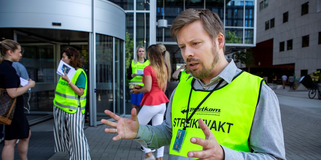 Fellesforbundet støtter de streikende i finansnæringa