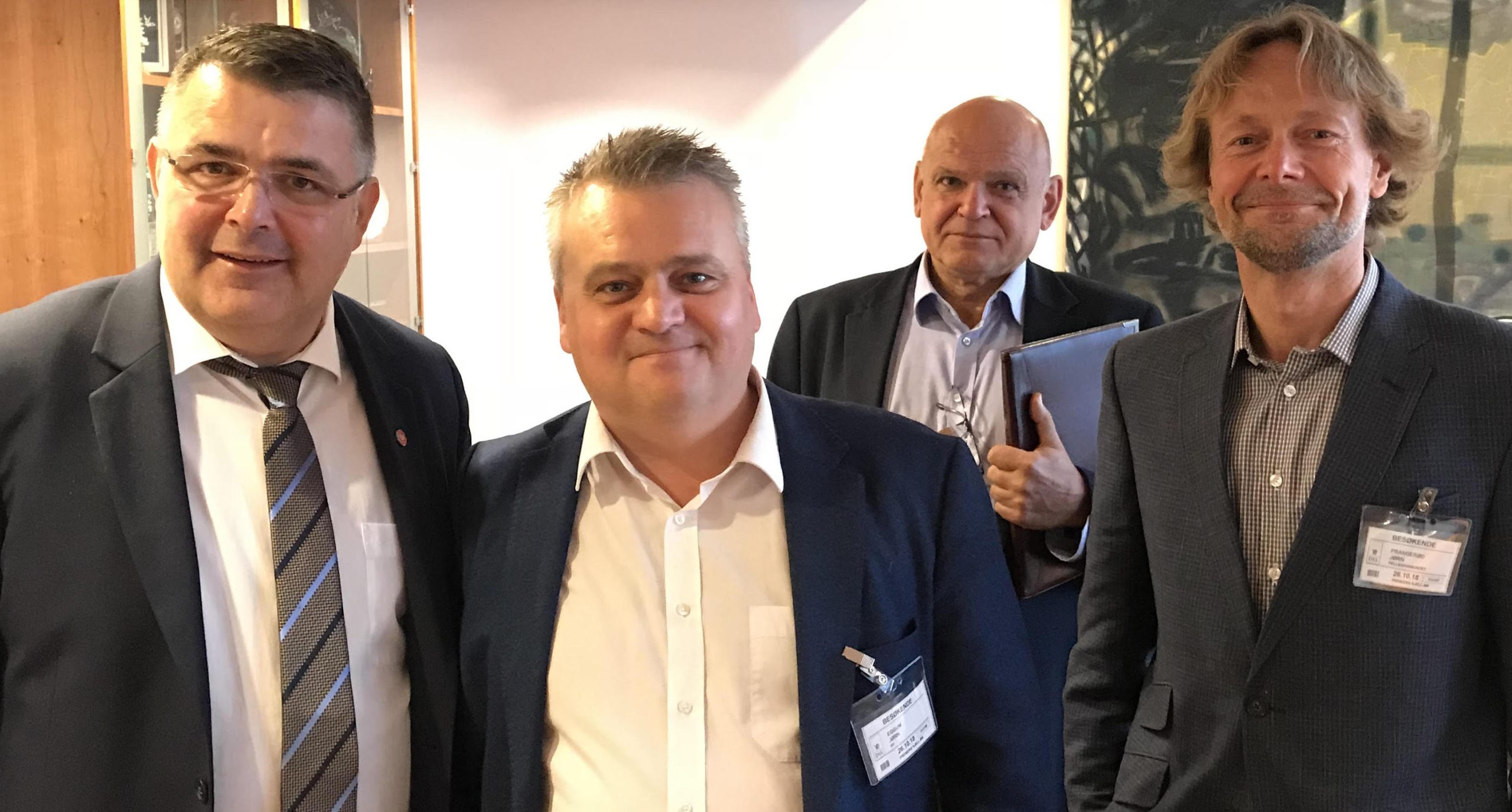 Møtte ny statsråd
