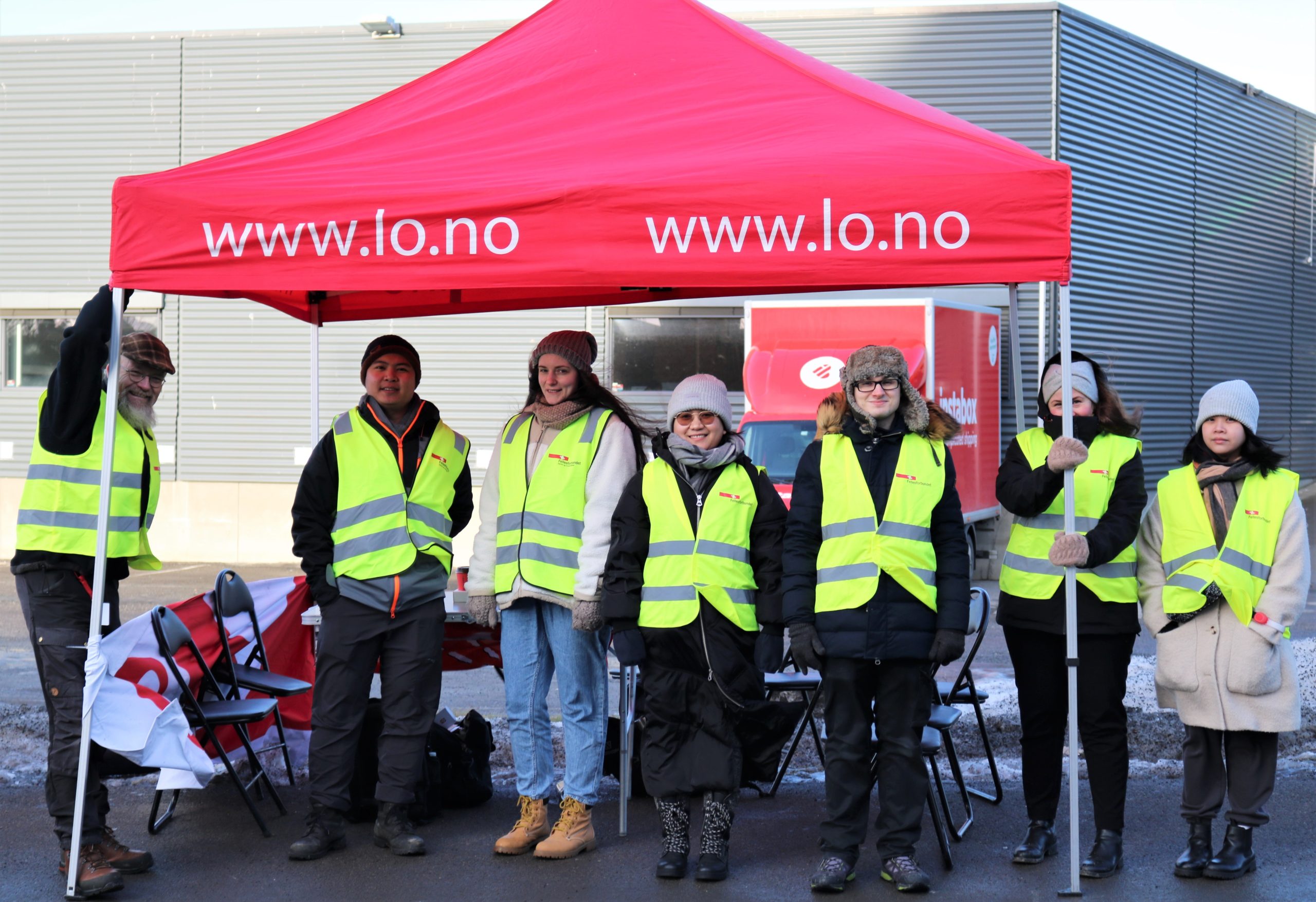 Streik i lagerbedrift