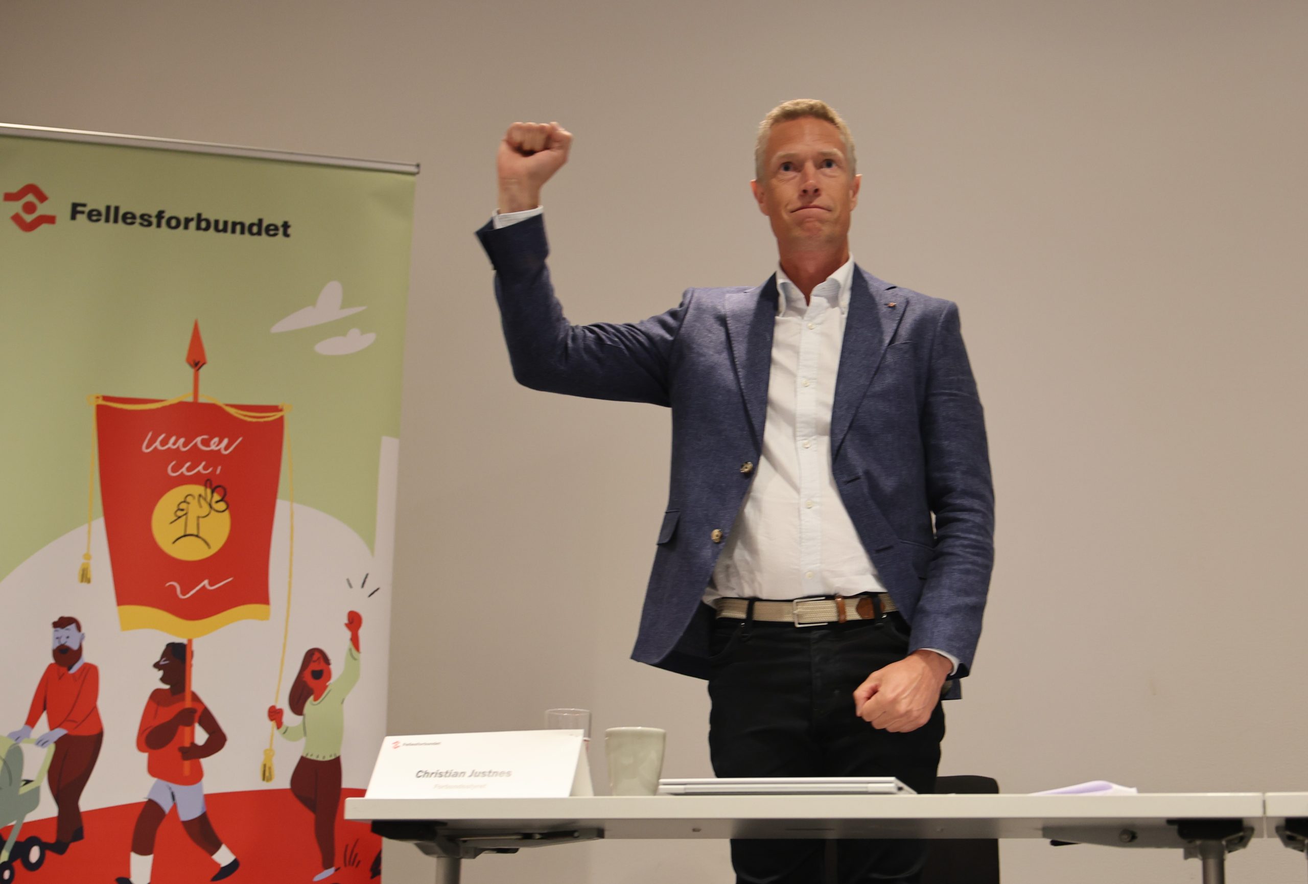 Christian Justnes valgt som ny leder av Fellesforbundet